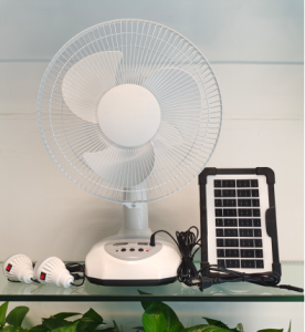 1. Fan blade size: 12 inches 2. Motor type: 6V 545 brushed motor 3. Fan speed: first gear 900, second gear 1100 4. Battery: 6V4.2Ah lead-acid battery 5. Charging time: AC4 hours DC10 hours 6. Working hours: 4-8 hours 7. Protection device: charging protection, discharge protection 8. Charging method: 110-220V AC/9V DC charging output: 5V 9. Fan size: 34*50*25cm 10. Standard AC charging cable 11. Function: LED light source, 2-speed wind speed adjustment, USB output port, 2 DC6V interfaces, can connect external light bulbs
